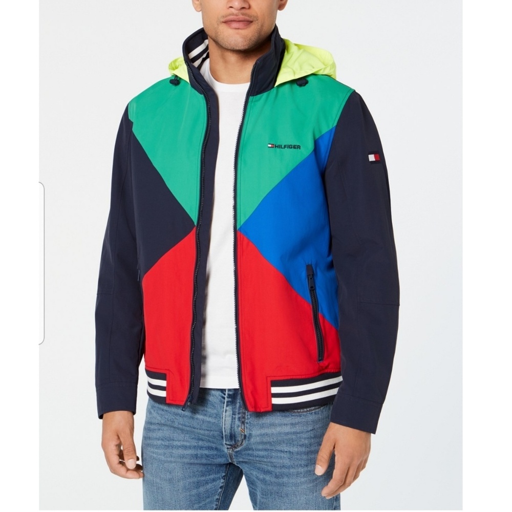 Men's Gunwhale Colorblocked Hooded Yacht Jacket